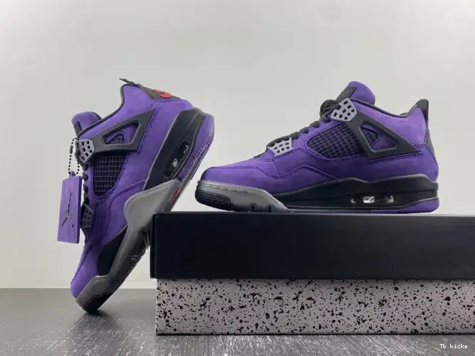 Reps TBK Suede x Air Jordan Scott Purple Travis 4 0602